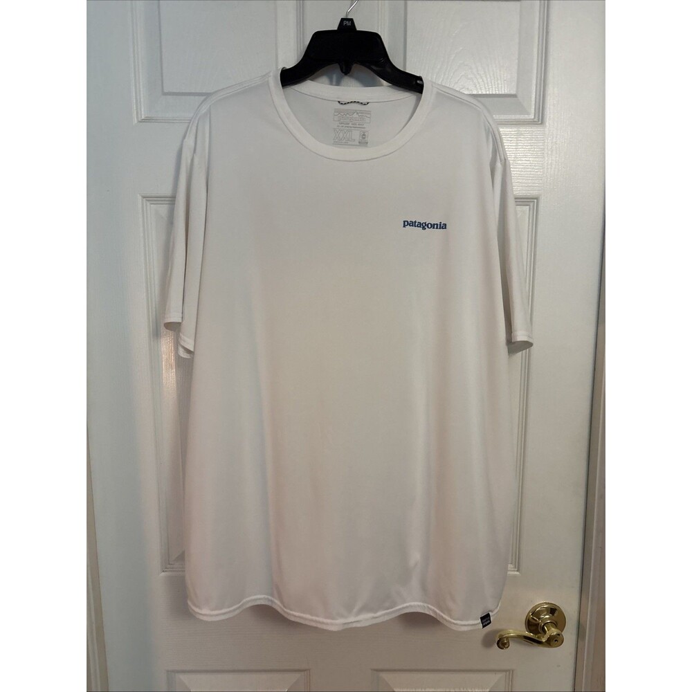 Patagonia Mens Capilene Cool T Shirt Daily Graphic Save Our Home Planet, Sz  XXL